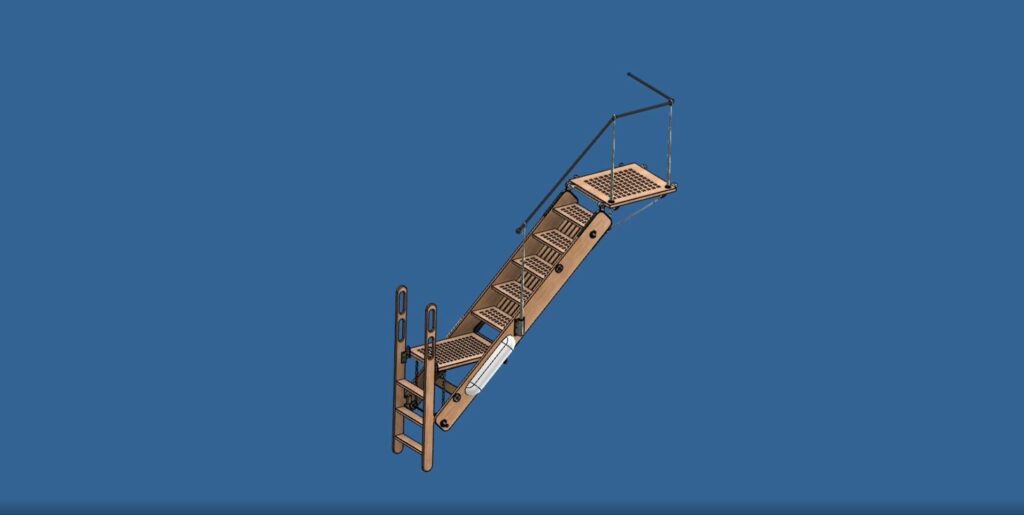 Custom Classic Boarding Ladder
