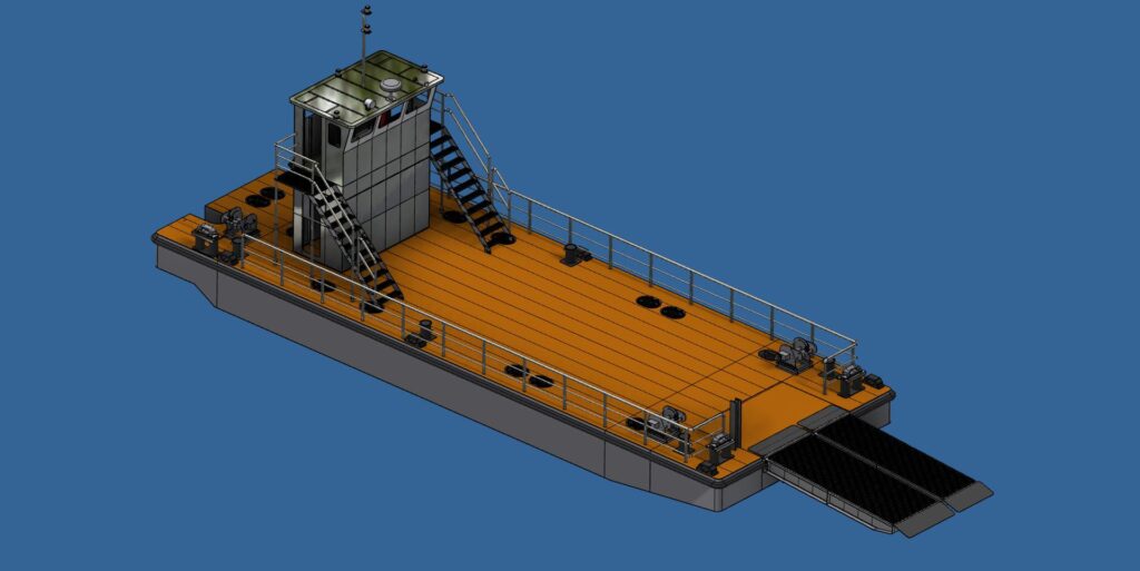 Commercial Garbage Barge